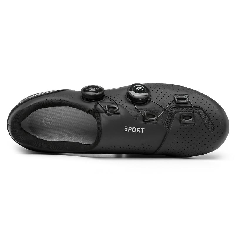 2023 MTB Cycling Sneaker With Cleats Men Sports Sport Speed Bike Giày xe đạp Phụ nữ đua trên đường spd đường đua xe đạp Color: cleats MTB green Shoe Size: 36