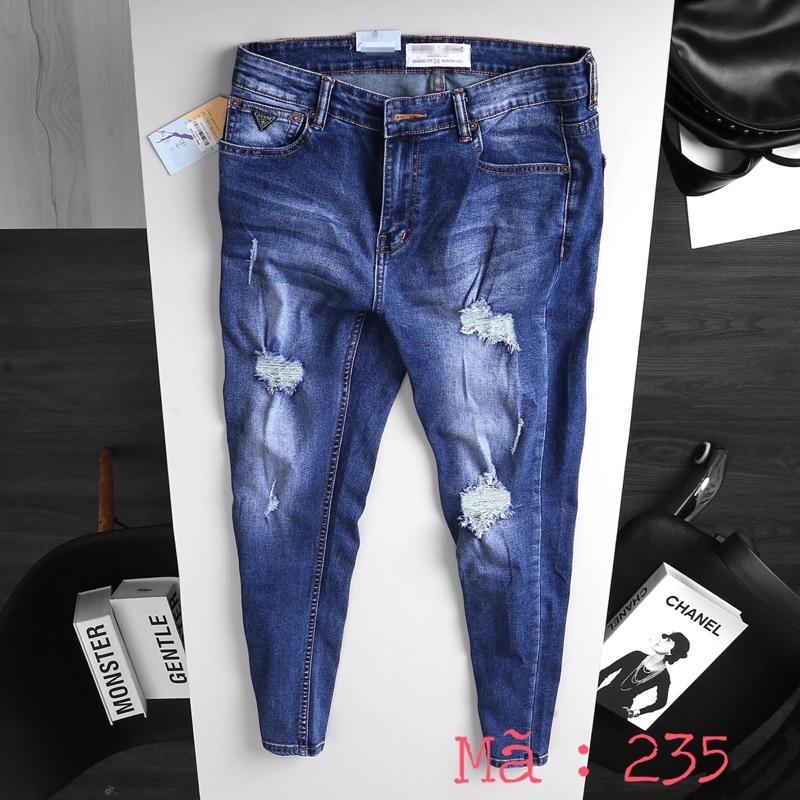 Quần Jean nam VNXK lẻ size sale - jean ôm co giãn