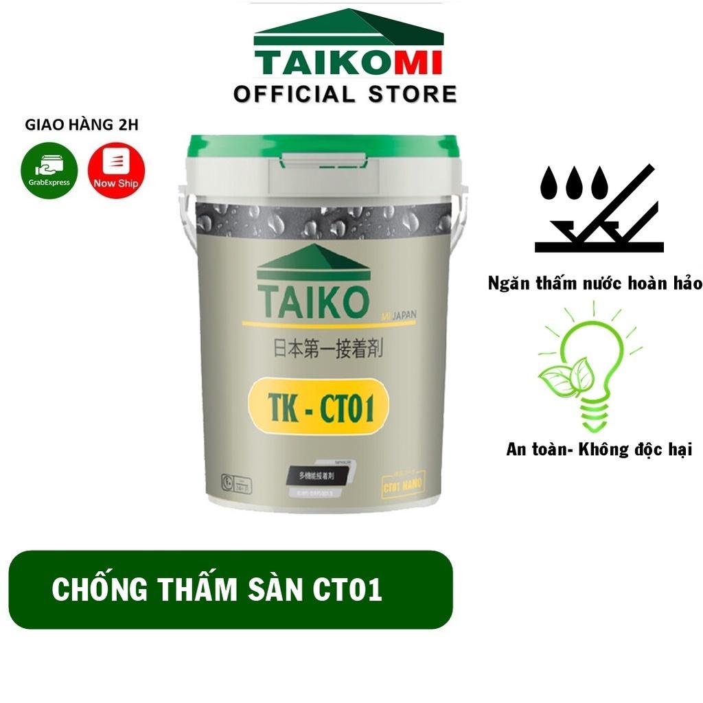 Keo Chống Thấm 1 Thành Phần CT01 Taikomi - Ngăn thấm nước cho bề mặt bê tông, xi măng cát