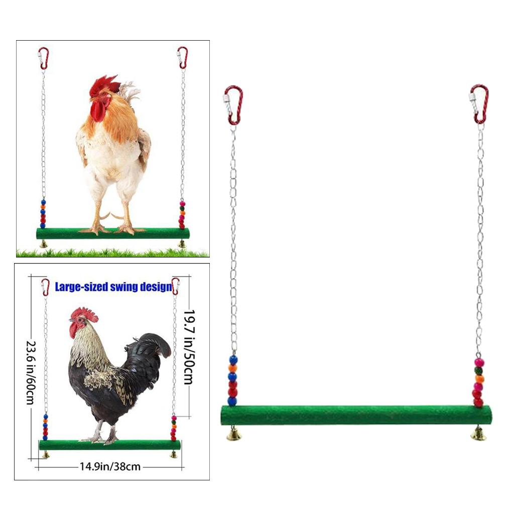 Chicken Swing Pet Swing Chewing Toys for Hens Large Bird Parrot Macaw Training