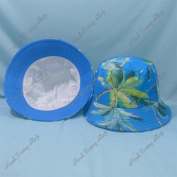Nón bucket tai bèo cây dừa xanh và Biển - Cây Dừa Và Biển