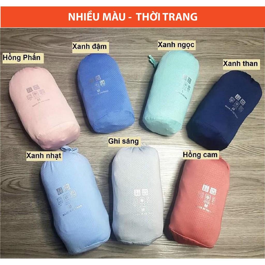 Áo Chống Nắng Nữ Thời Trang Cao Cấp Chất Mát Không Nhăn - Khóa Kéo - Trùm Tay Xỏ Ngón - Có Mũ Trùm Đầu Có Túi Đựng