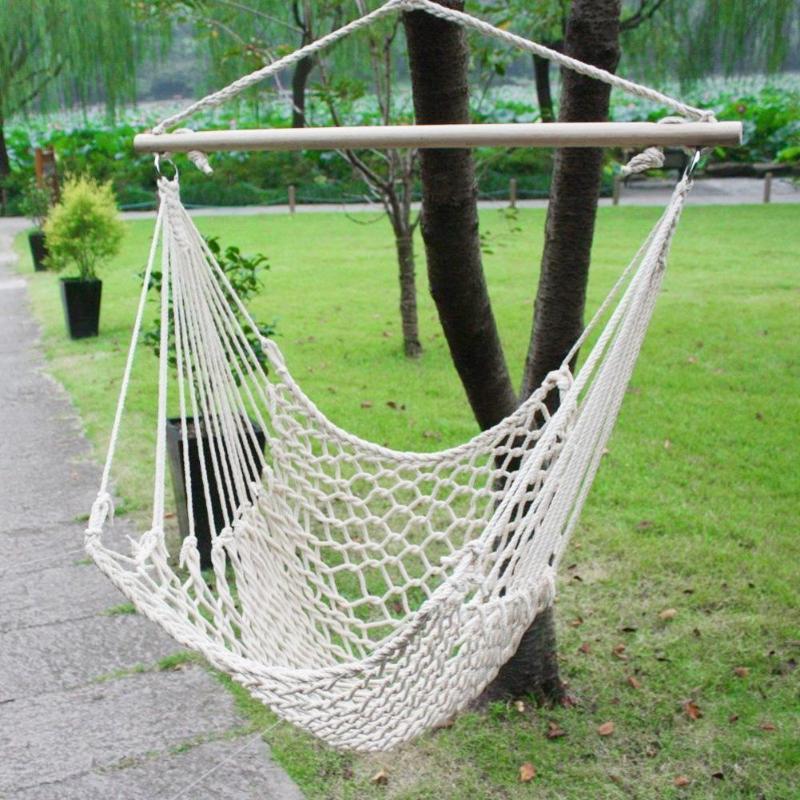 Phong Cách Bắc Âu Vòng Võng Ngoài Trời Trong Nhà Ký Túc Xá Phòng Ngủ Treo Ghế Cho Trẻ Em Người Lớn Đu Đưa Đơn Võng Mà Không Gậy