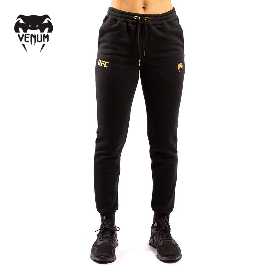 Quần jogger thể thao nữ Venum UFC FIGHT NIGHT - BLACK/GOLD - VNMUFC-00071-126