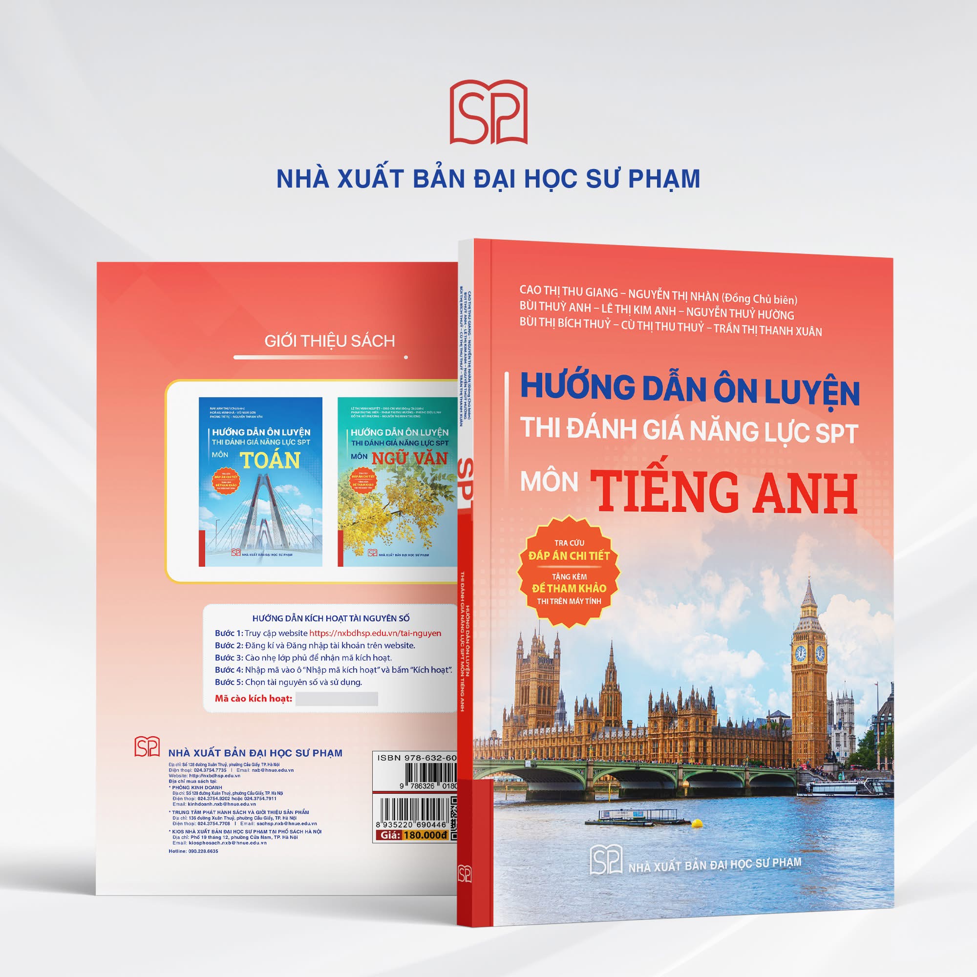 Sách - hướng dẫn ôn luyện thi đánh giá năng lực SPT môn tiếng anh