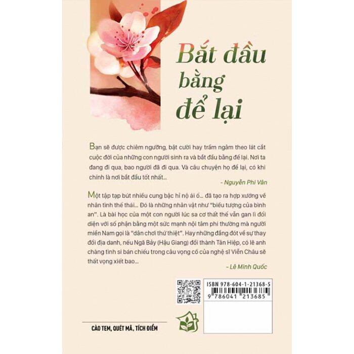 BẮT ĐẦU BẰNG ĐỂ LẠI - Dương Thành Truyền
