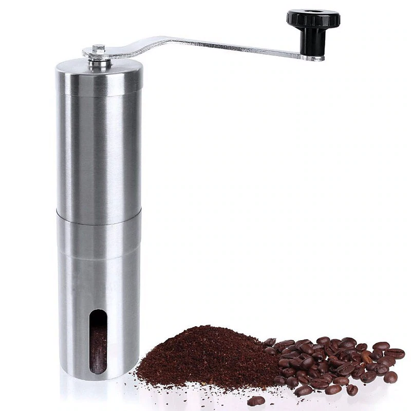 Máy Xay Cafe Mini Cầm Tay Bằng Thép Không Gỉ - Hàng Nhập Khẩu