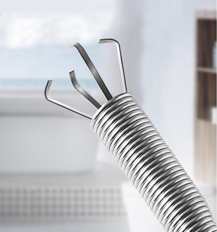 Dây thông cống, dây lấy rác ngăn nghẹt cống, dụng cụ thông cống móc rác lò xò đa năng GD385-DTCong