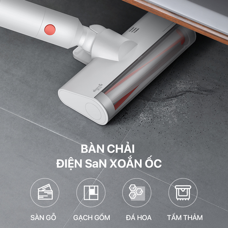 Máy hút bụi cầm tay gia đình không dây cao cấp Deerma VC25 Plus - Hàng chính hãng