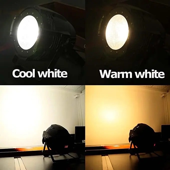 ĐÈN PAR LED COB 4 BÓNG TRẮNG , VÀNG - THÍCH HỢP DÙNG CHO SÂN KHẤU