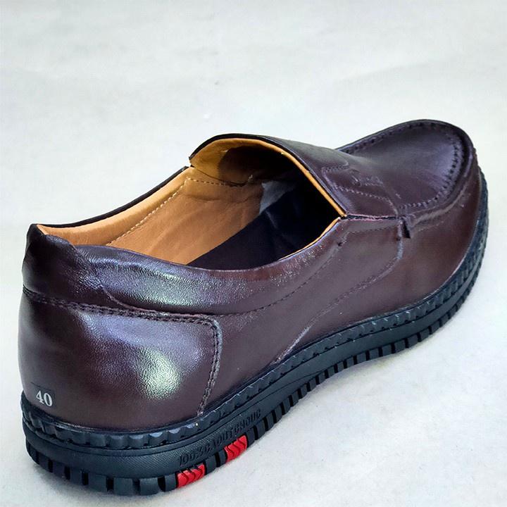 Giày Mọi Nam Da Bò Thật TiTi ĐÔ Cao Cấp GM2036d