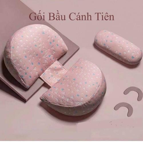 Gối Cho Bà Bầu Cánh Tiên Cao Cấp Giảm Đau Lưng Phát Huy Khả Năng Đỡ Lưng Và Bụng Tốt Nhất Cho Mẹ + Tặng Kèm Quần Lót Bầu