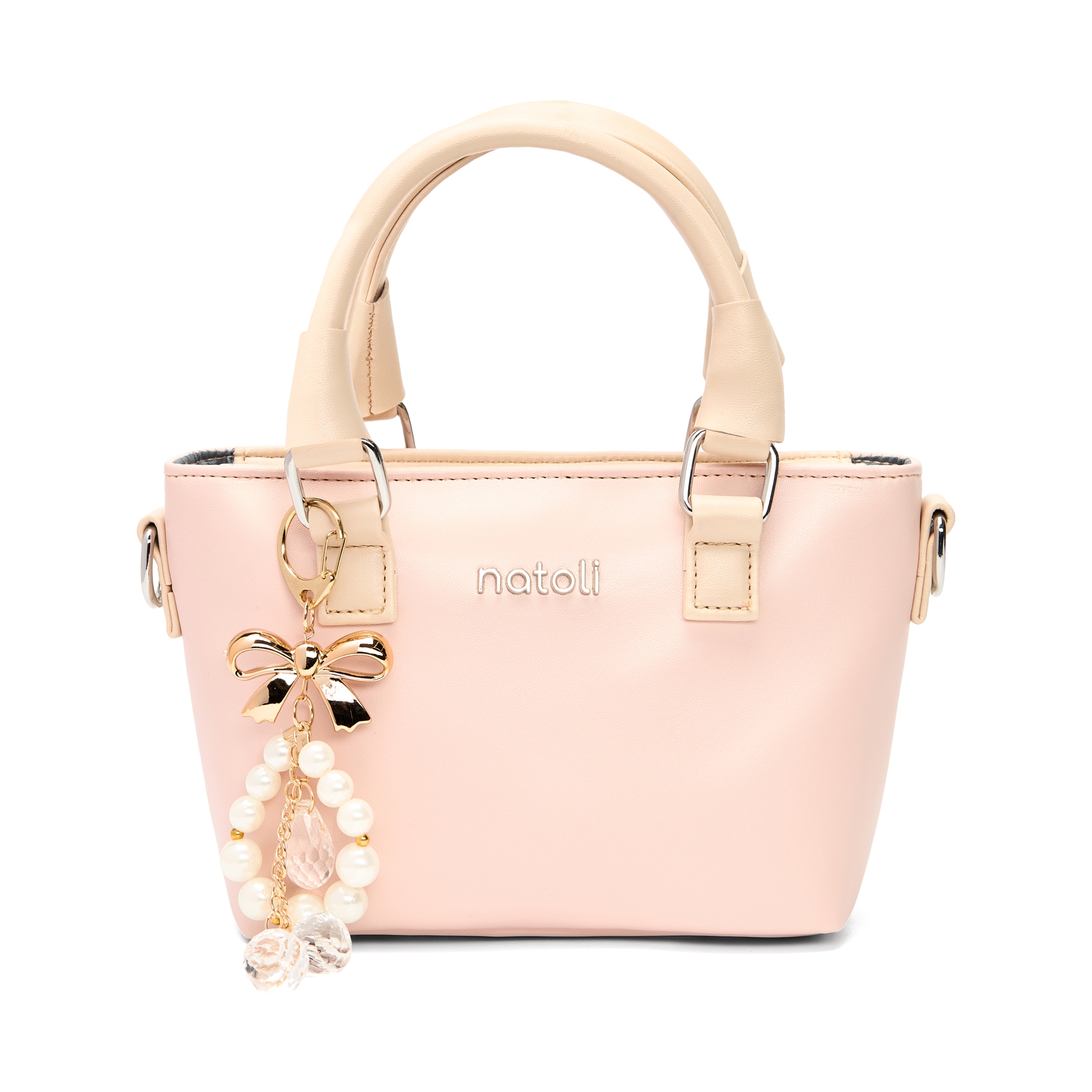 Túi đeo chéo da cầm tay NATOLI, túi xách mini đeo chéo chống nước cao cấp BST Chic Mini Tote T32