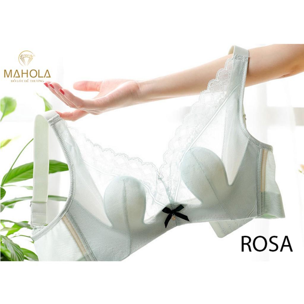 Áo ngực dành cho ngực to ,không gọng, không đệm_MAHOLA_ROSA