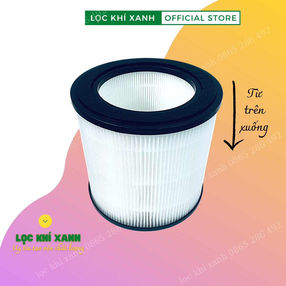 Lõi lọc cho Philips AC0820, AC0819, AC0810, AC0830, model FY0194 - Màng Hepa giá rẻ - Chất lượng cao. Hàng nhập khẩu