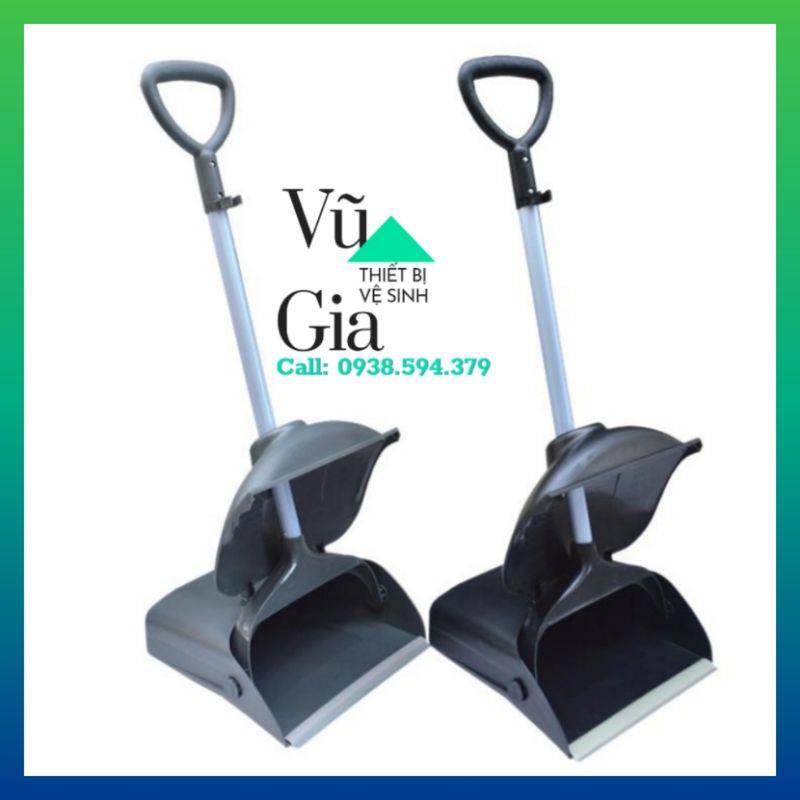 Bộ ky hốt rác có nắp đậy và chổi nhựa quét rác