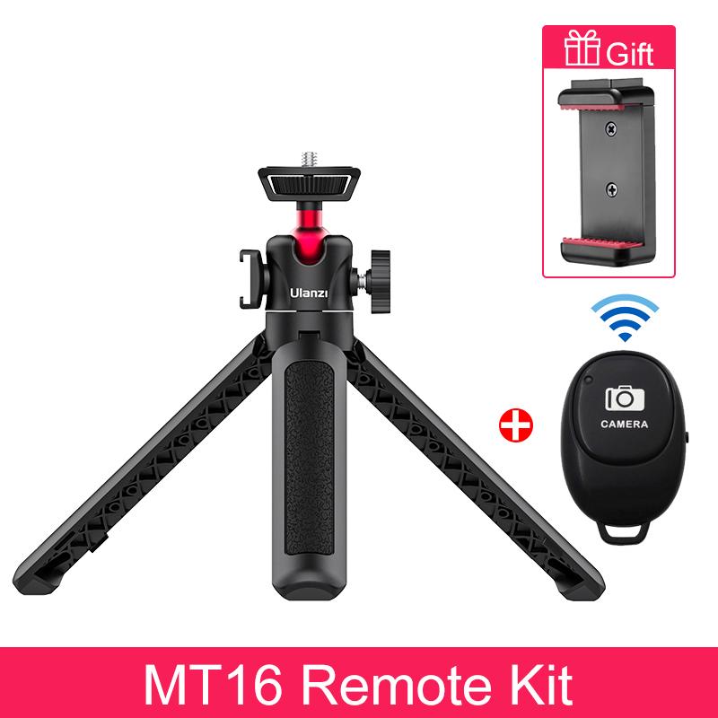 Ulanzi MT-16 Mở rộng chân máy với giày lạnh cho micro LED nhẹ điện thoại thông minh máy ảnh máy ảnh máy ảnh Vlog cho Sony Canon Color: Black Kit