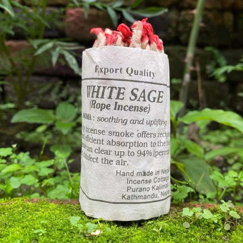 Hương nhang dây treo thủ công Nepal Xô thơm trắng - Whitesage và các loại khác