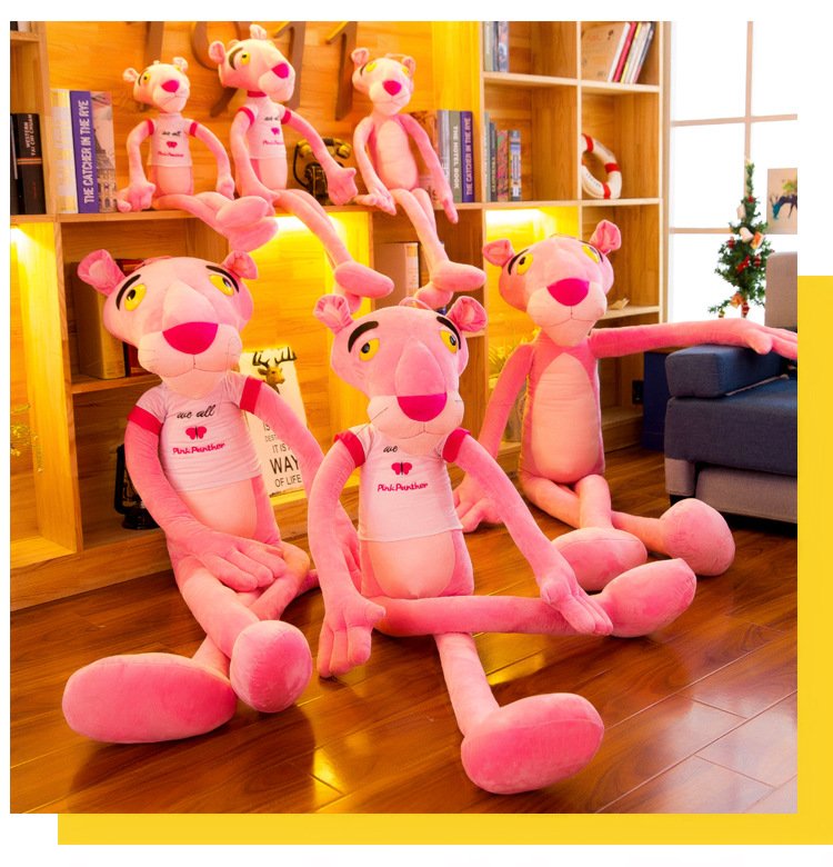 Gấu Bông Báo Hồng Pink Panther Dễ Thương (55cm---&gt;1m5) Hàng Xịn Cao Cấp, An Toàn Cho Người Sử Dụng
