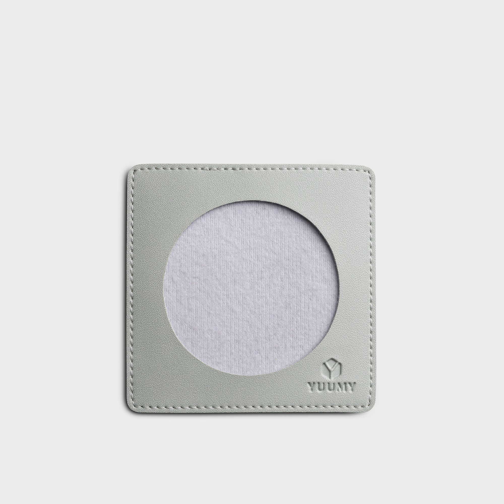 Miếng lót ly bằng da cao cấp Yuumy YLL1  - Xanh ngọc