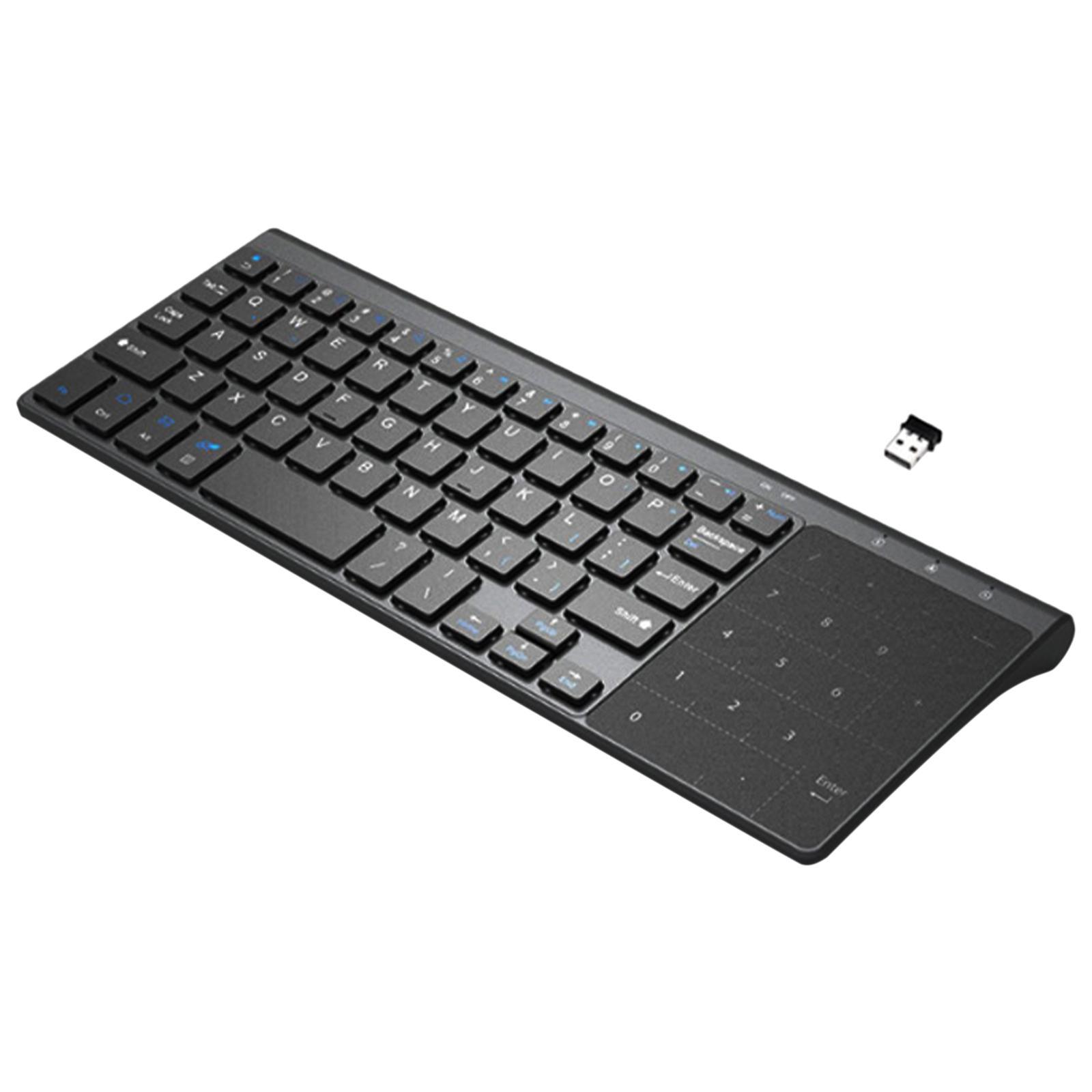 Mini Wireless Keyboard with USB Receiver for PC Computer Power Saving Slim