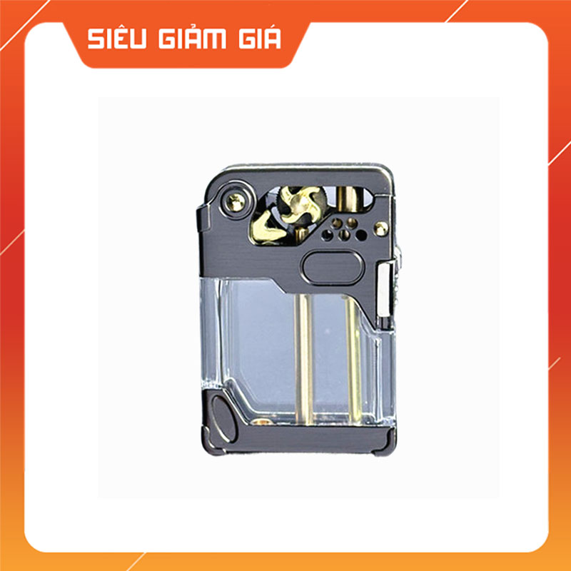 Vỏ Hột Quẹt Bật Lửa Xăng Đá Zorro Z833-2 Thiết Kế Lộ Thiên Nhìn Rõ Lượng Xăng Đánh Lửa Tự Động
