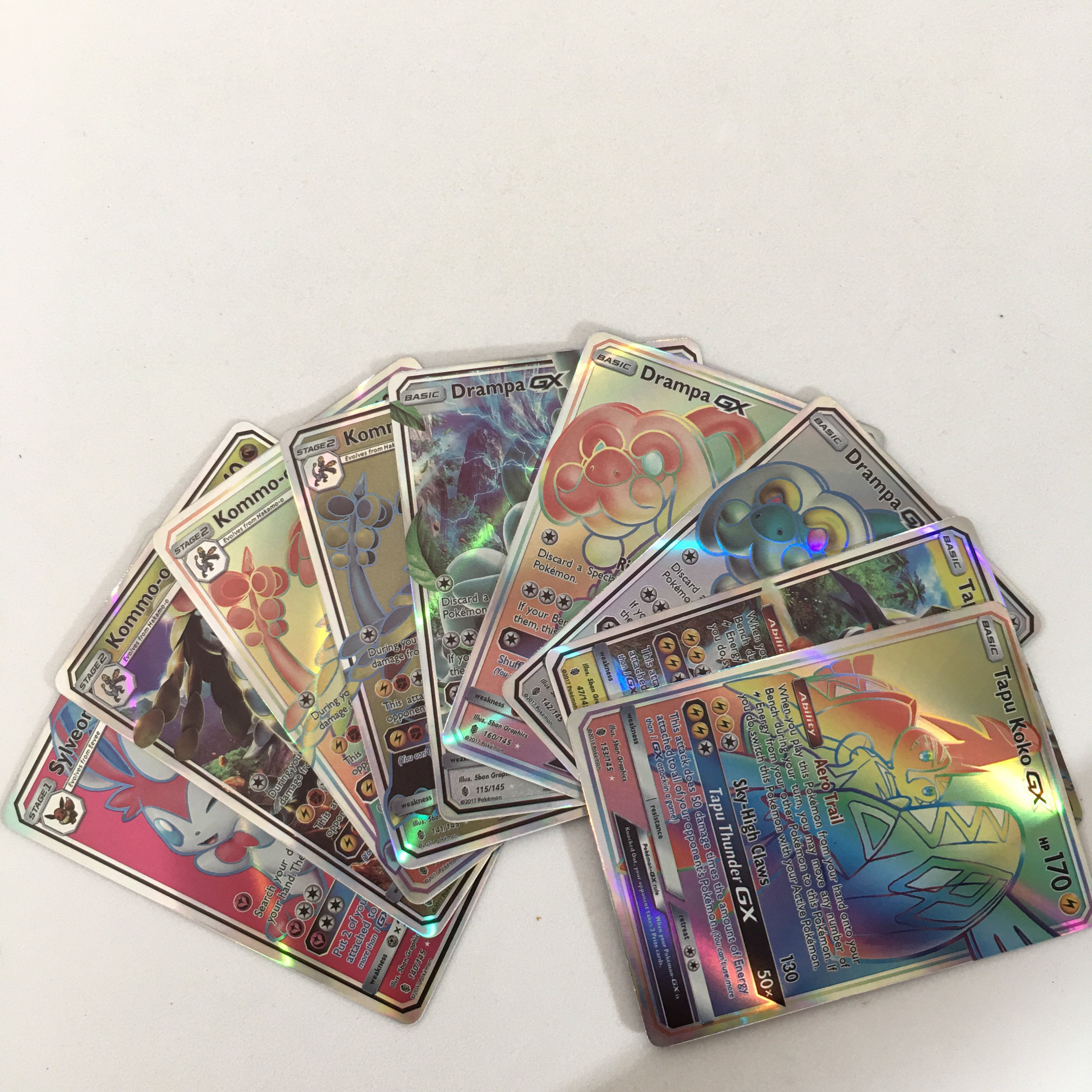 Bộ Thẻ Bài Pokemon Ultrasun100H 100 Thẻ(59EX+20MEGA+20GX+1 Energy GX MEGA EX Chơi Đối Kháng New Đẹp