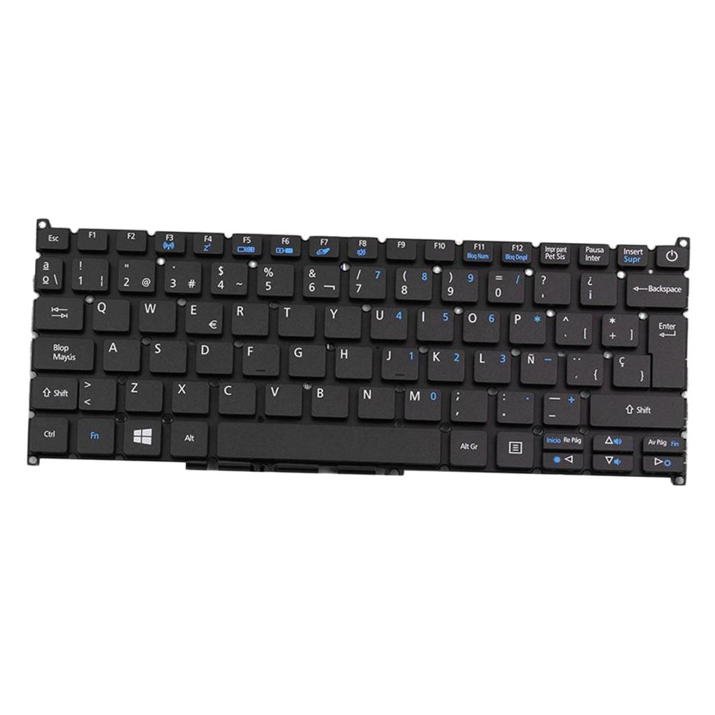 Spanish Replacement Laptop Keyboard Repair Part for Aspire ES1 132