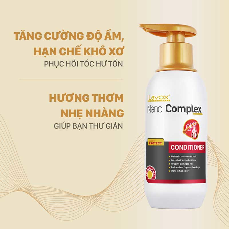 Kem Xả Giữ Màu Lavox Nanocomplex