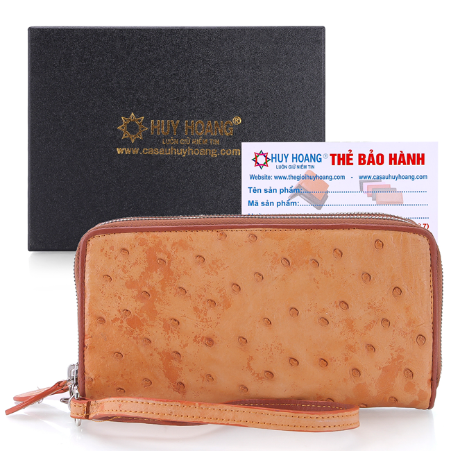 Ví nữ da đà điểu 2 khóa Huy Hoàng