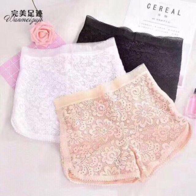 Combo 2 quần ren mặc váy