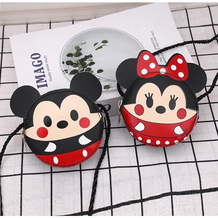 Túi Đeo Chéo Cho Bé Đi Chơi Kích Thước 11*11*4cm Mickey - MInnie