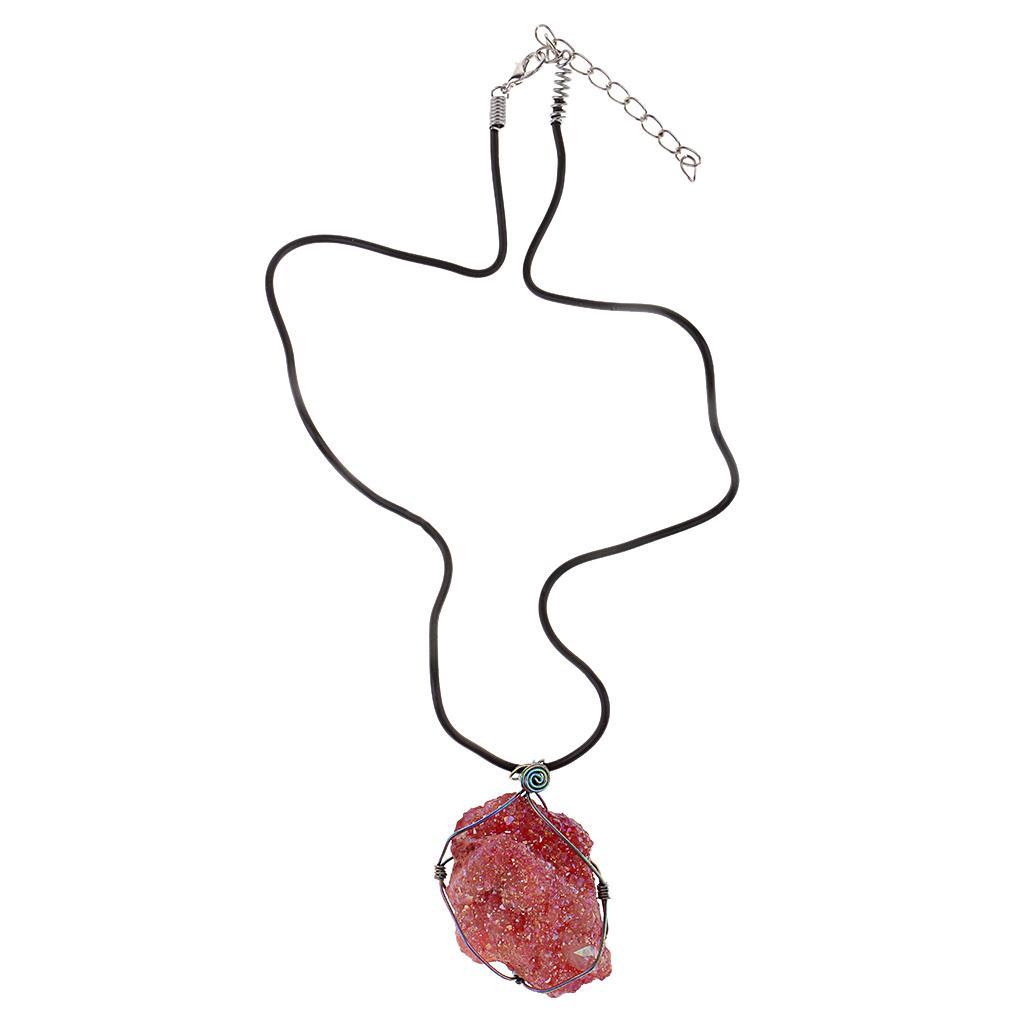 Fashion Red Agate Pendant Necklace Lady Women Gift
