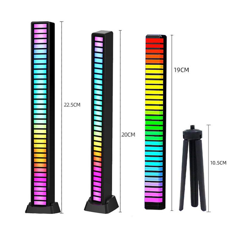Sáng tạo 5V USB 16/32 Đèn ngủ LED Điều khiển ứng dụng Thanh ánh sáng nhịp điệu âm nhạc RGB Màu sắc: 9