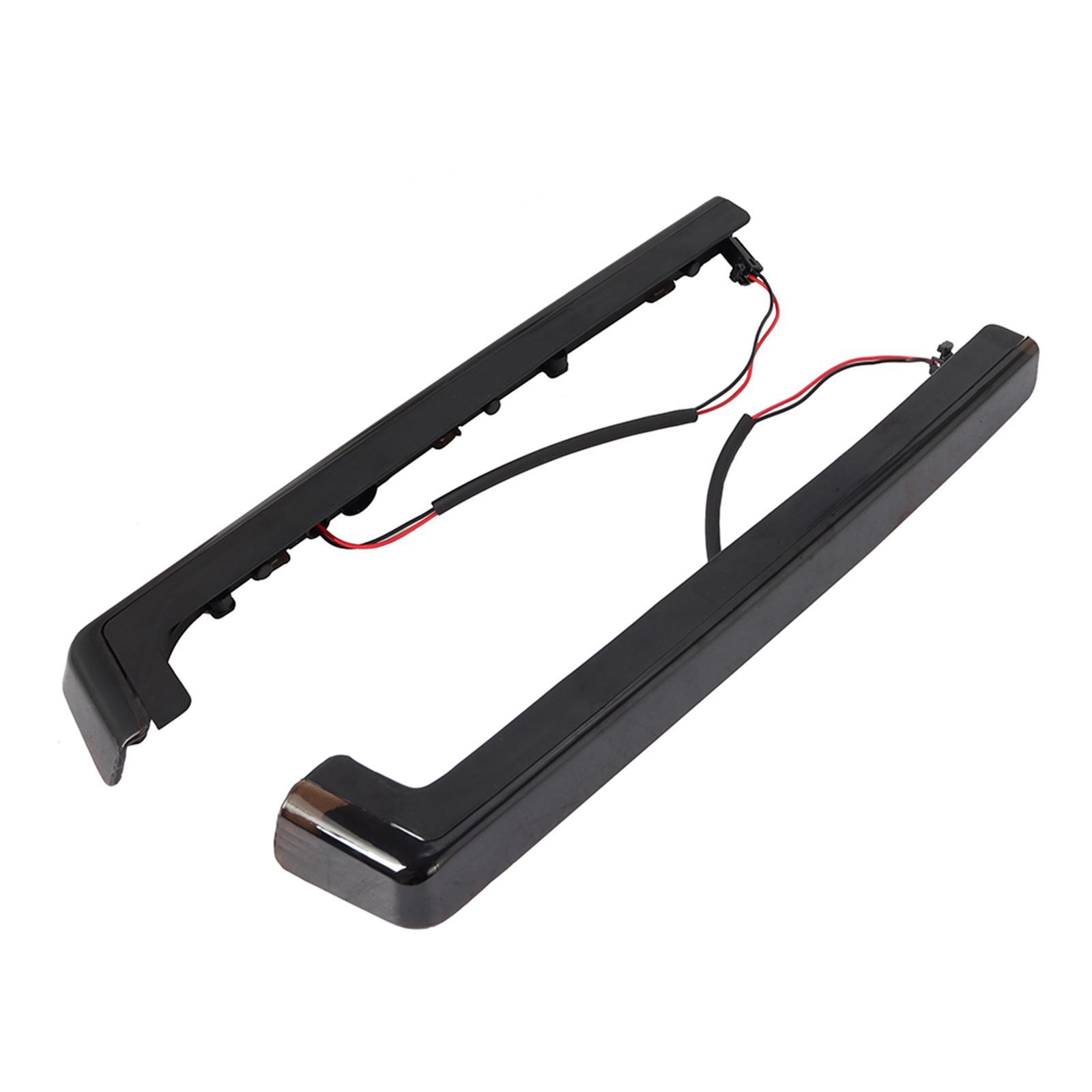 2Pcs LED Side , Motorcycle Parts ,Accessories Cvo the , Black