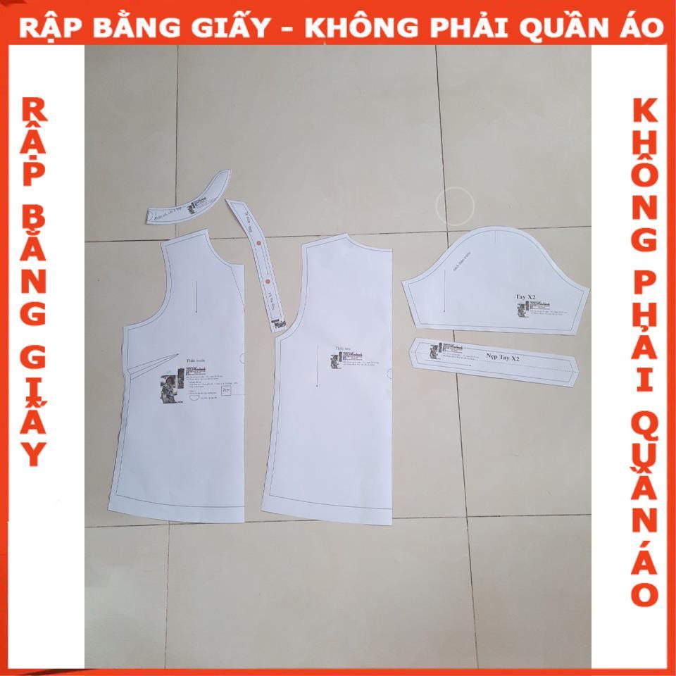 Rập giấy A0 đầm sơ mi mã 682 (BẢN VẼ)