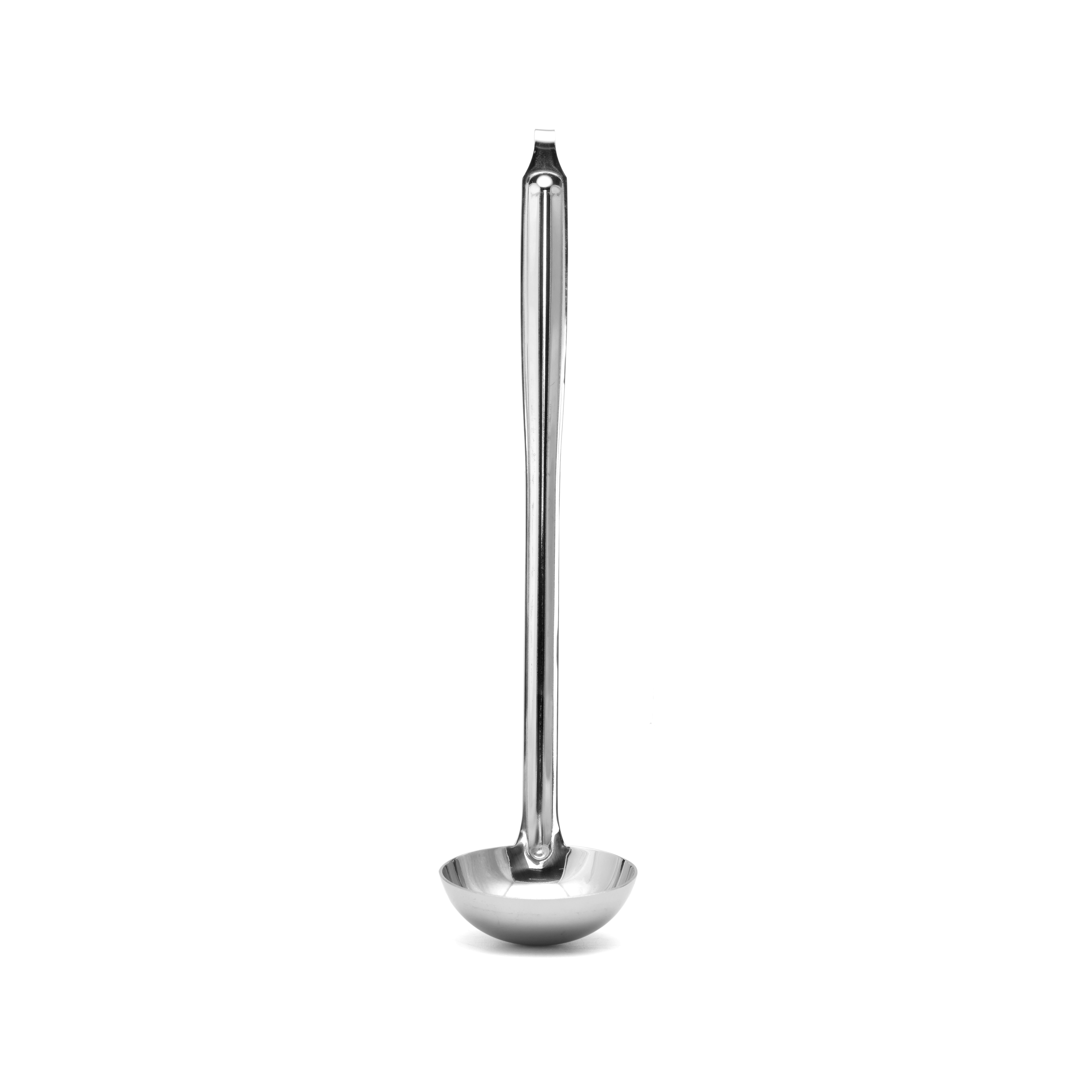 Vá múc canh có móc treo cán dài 8cm , 10cm, 12cm, muôi múc canh tròn bằng inox 201