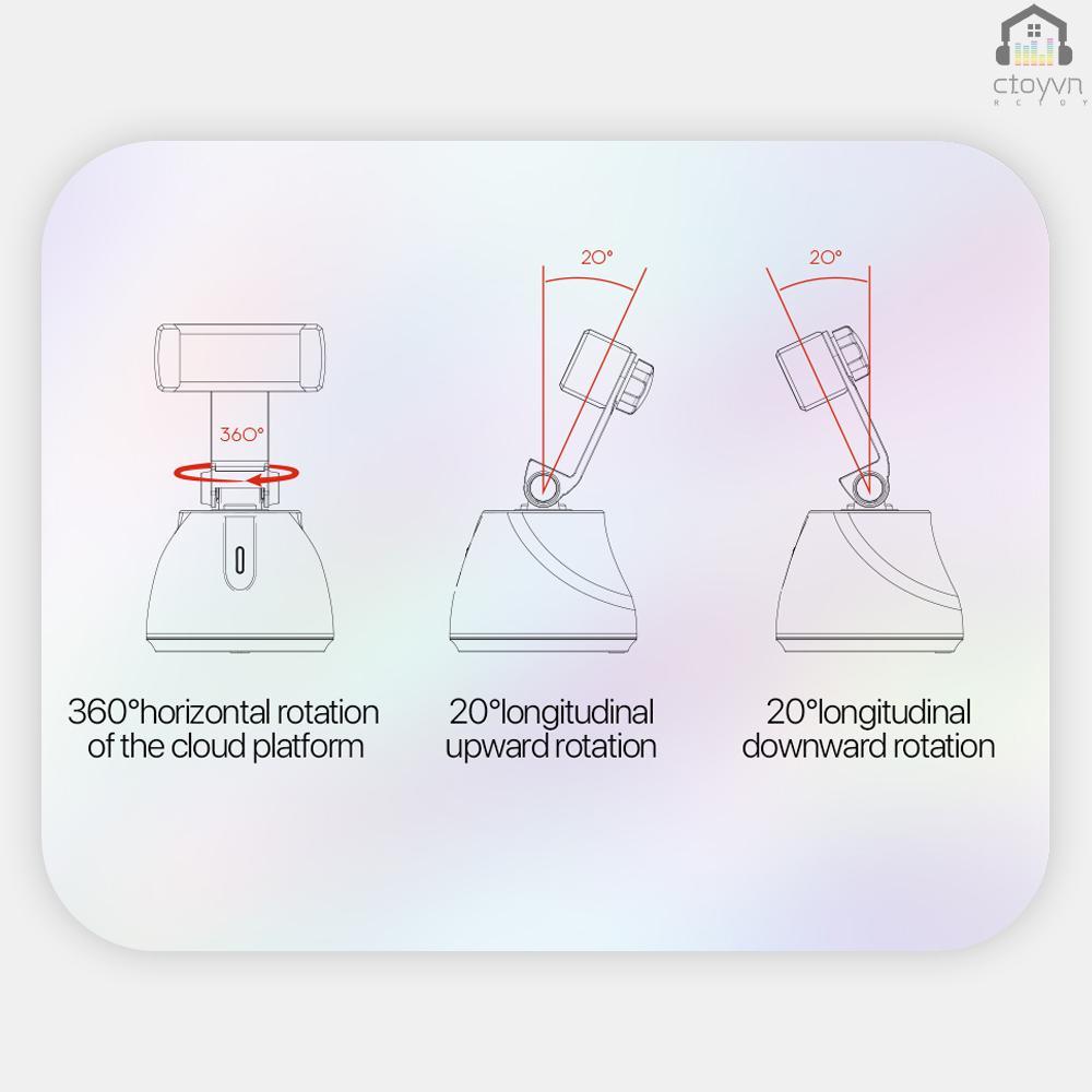 Giá đỡ điện thoại/máy ảnh tự động xoay 360 độ
