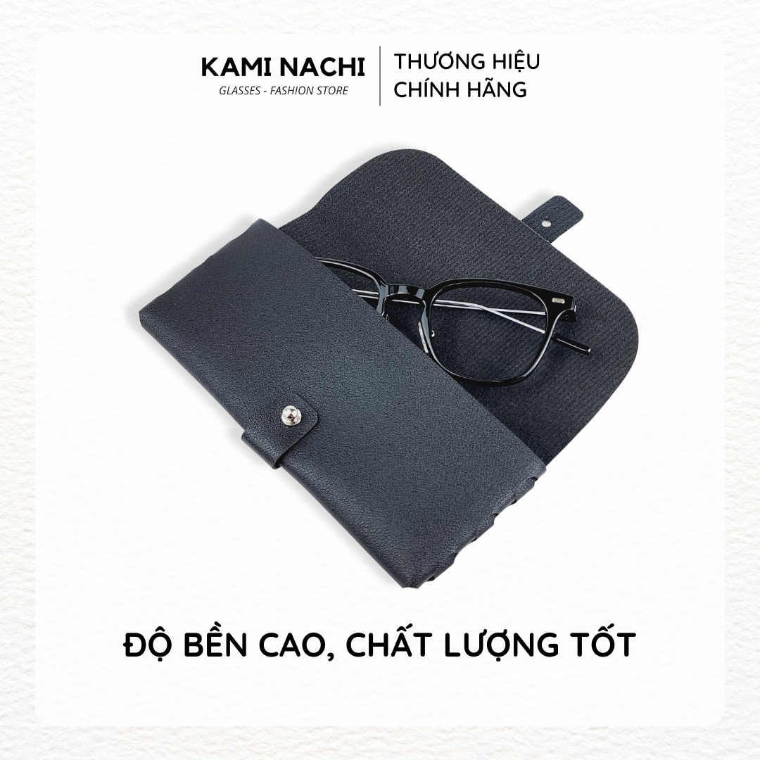 Ví da thủ công KAMI NACHI đựng mắt kính, điện thoại, tiền và thẻ các loại, có nhiều màu