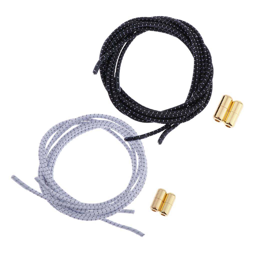 No Tie Shoelaces for Kids and Adults, Elastic Nylon No Tie Laces for Sneaker Shoes