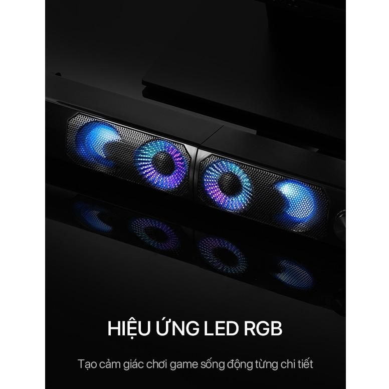 Loa Thanh SOUNDBAR ROBOT RS300 Kiểu Dáng Gaming - Hiệu ứng LED RGB - Công suất lớn 6W - Hàng Chính Hãng