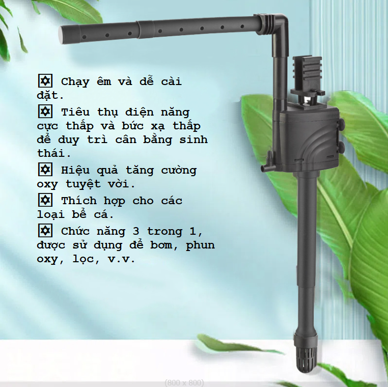 Máy Bơm Chìm Hồ Cá Thác Nước Circulating Water Pump 25W