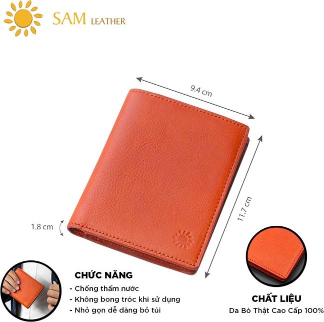 Ví Nam Da Bò SAM Leather – Bóp/Ví Nam Da Bò Cao Cấp