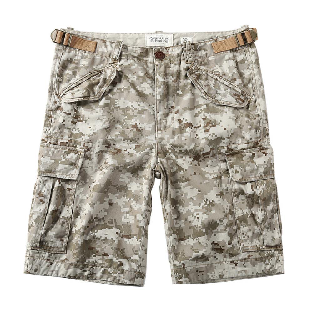 Quần short_ngắn Aber túi hộp đi dã ngoại_phượt - camo xanh 2