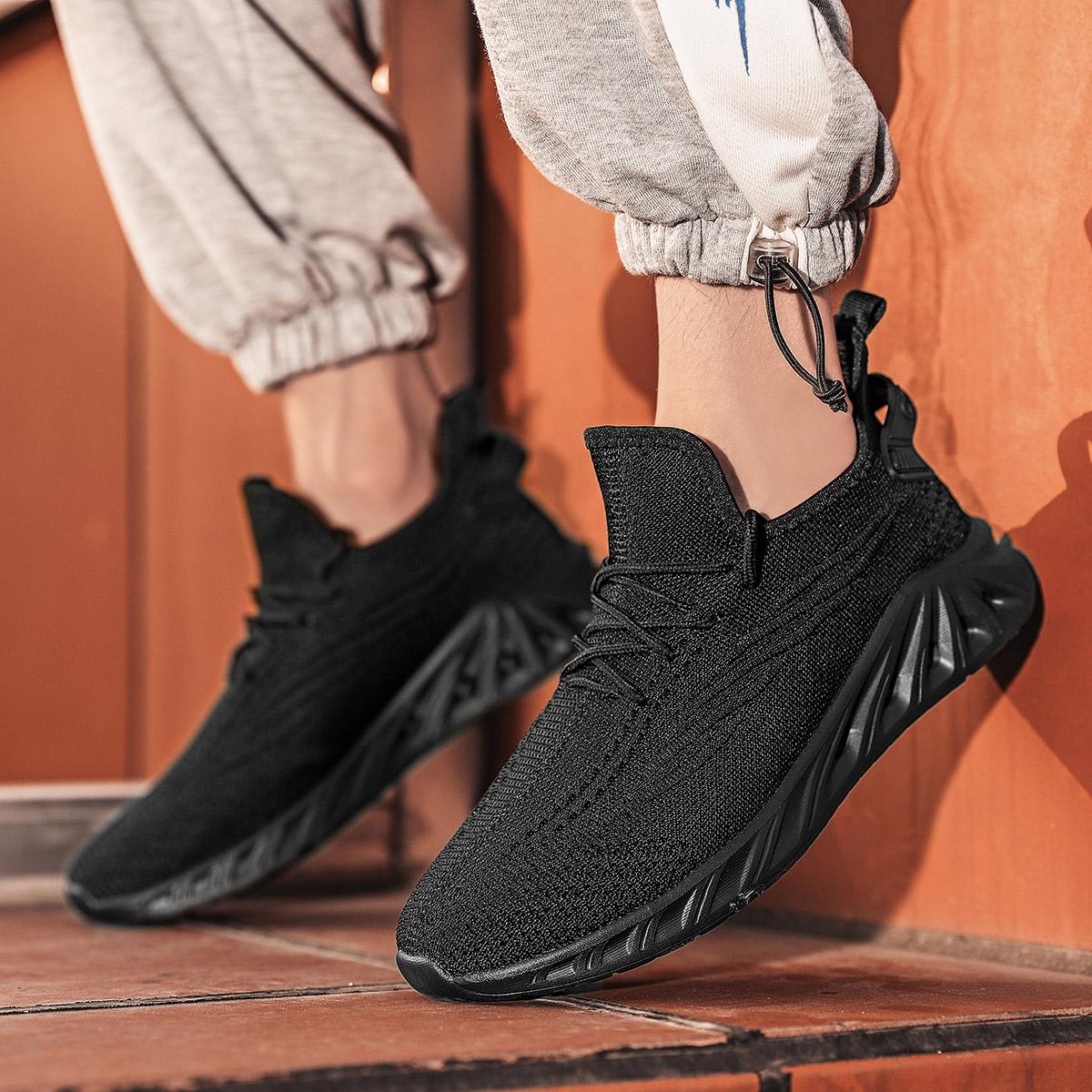Giày thể thao mùa xuân/mùa hè mới giải trí mới Color: C121-black Shoe Size: 46