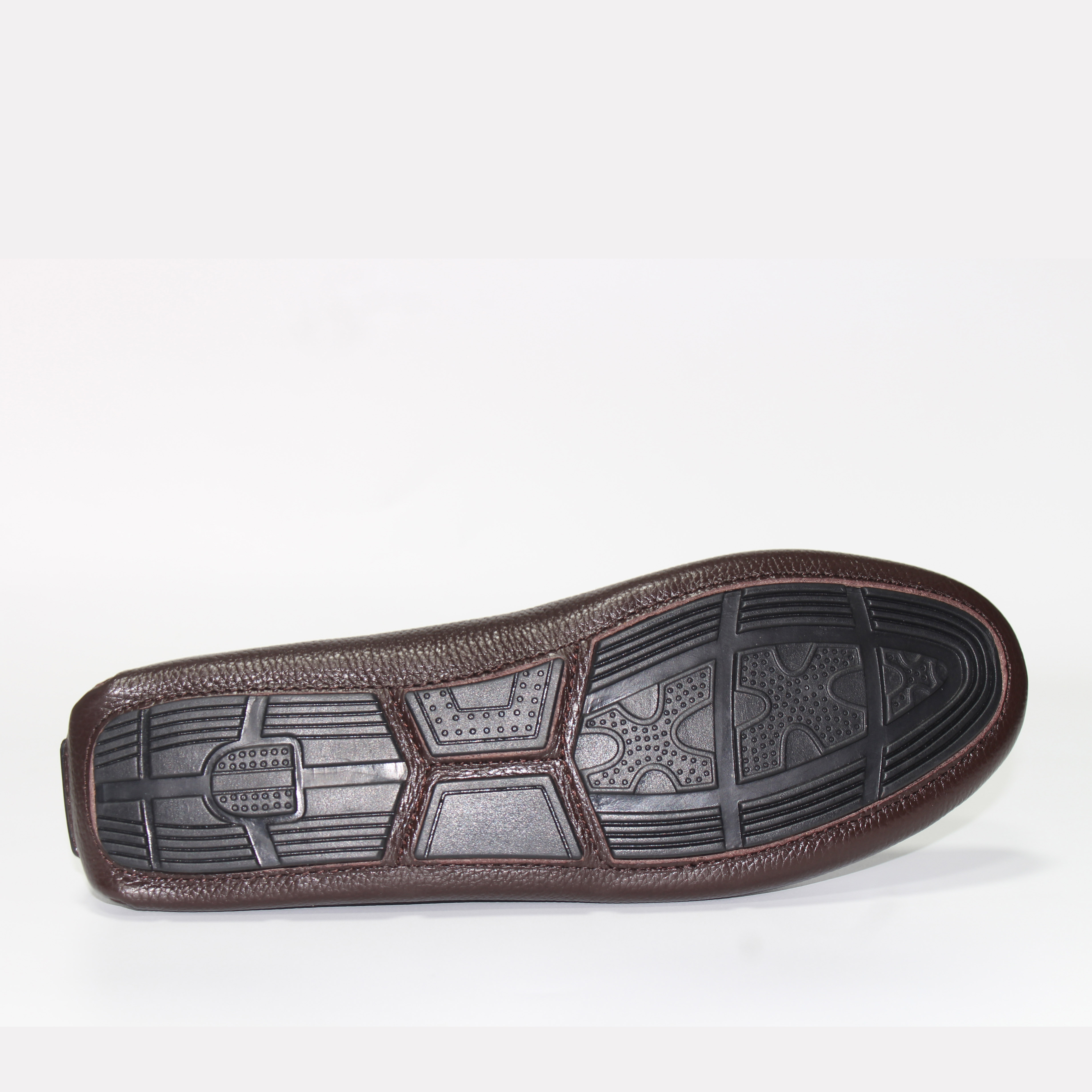 Giày MICHILUX Da Bò Thật Chính Hãng Classic Moccasin CSMS0 Màu Nâu Sẫm
