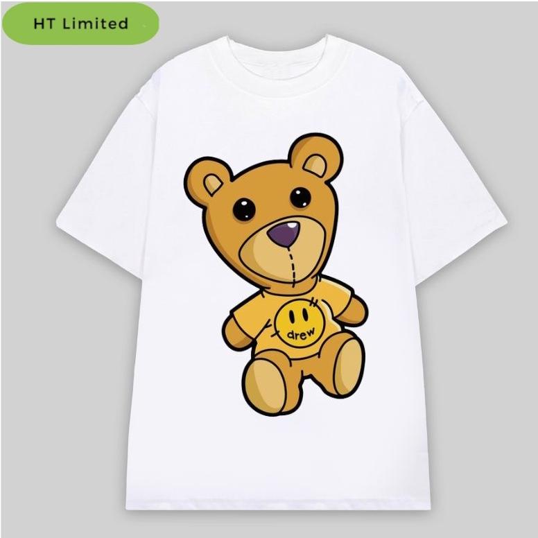 Áo thun thiết kế Unisex Drew Bear, Cotton Cao Cấp 100%