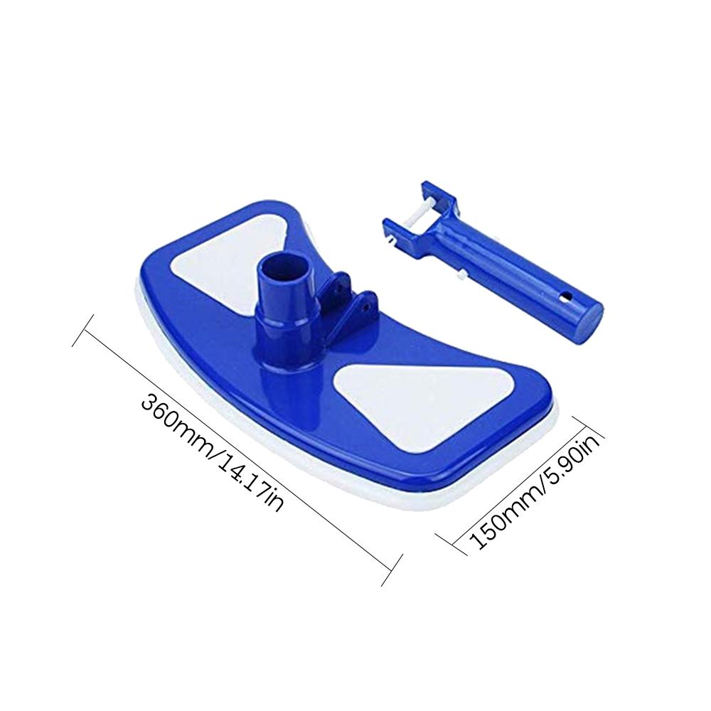 Half Moon Pool Vacuum Head Inground Above Ground Swimming Pool Vacuum Brush Head Spa Vacuum Attachment with Weighted
