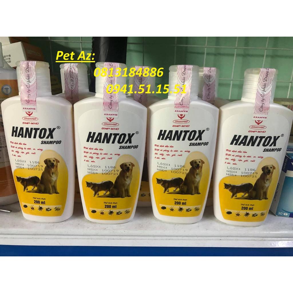 Sữa tắm Hantox shampoo trị ve rận