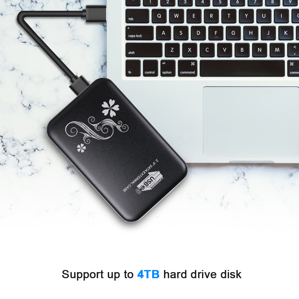 Hộp Đựng Ổ Cứng Ngoài Bộ Chuyển Đổi USB3.0 Sang SATA HDD 2,5 Inch,